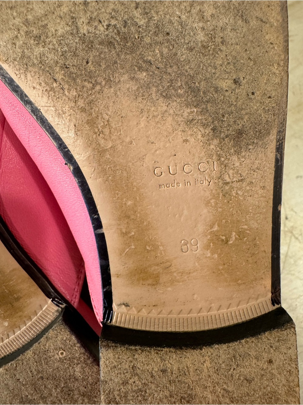Gucci Princetown Slippers in Pink - Picture 8 of 12